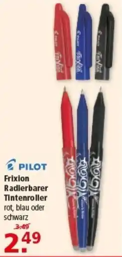 Multi Markt PILOT Frixion Radierbarer Tintenroller Angebot