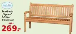 Multi Markt SenS-Line Teakbank „Sipora“ 3-Sitzer Angebot