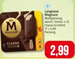 Ihr Frischmarkt Langnese Magnum Classic Angebot
