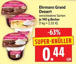 Edeka Herkules Ehrmann Grand Dessert Angebot
