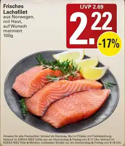 WEZ Frisches Lachsfilet Angebot