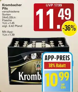 WEZ Krombacher Pils Angebot