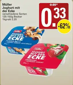 WEZ Müller Joghurt mit der Ecke Angebot