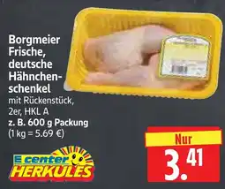 Edeka Herkules Borgmeier Frische, deutsche Hähnchenschenkel Angebot