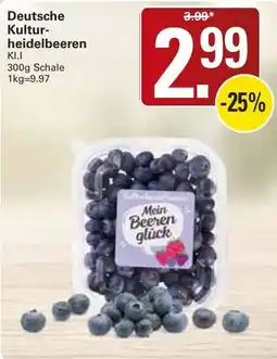 WEZ Deutsche Kultur-heidelbeeren Angebot