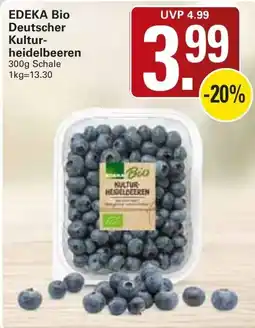 WEZ EDEKA Bio Deutscher Kultur-heidelbeeren Angebot