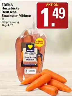 WEZ EDEKA Herzstücke Deutsche Snackster Möhren Angebot