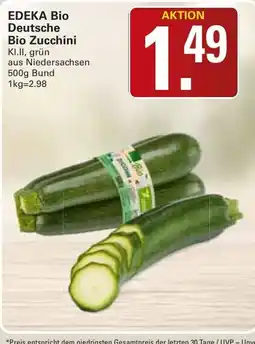 WEZ EDEKA Bio Deutsche Bio Zucchini Angebot
