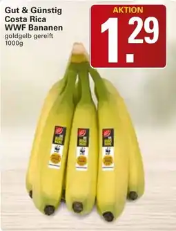 WEZ Gut & Günstig Costa Rica WWF Bananen Angebot