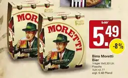 WEZ Birra Moretti Bier Angebot