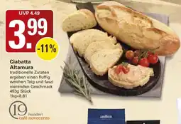 WEZ Ciabatta Altamura Angebot