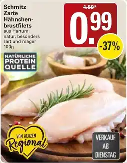 WEZ Schmitz Zarte Hähnchenbrustfilets Angebot