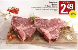 WEZ Bauerngut Saftige T-Bone Steaks Angebot