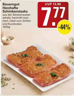 WEZ Bauerngut Herzhaftes Schinkensteaks Angebot