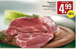 WEZ Bauerngut Frischer Schweinenacken Angebot
