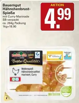 WEZ Bauerngut Hähnchenbrust-Spieße Angebot