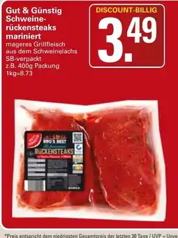WEZ BBQ'S BEST RÜCKENSTEAKS Angebot