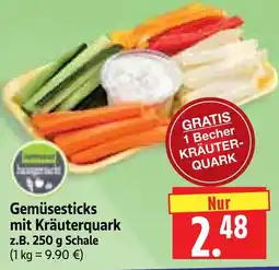 Edeka Herkules Gemüsesticks mit Kräuterquark Angebot