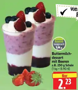 Edeka Herkules Buttermilch-dessert mit Beeren Angebot