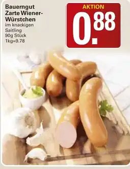 WEZ Bauerngut Zarte Wiener-Würstchen Angebot