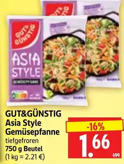 Edeka Herkules GUT&GÜNSTIG Asia Style Gemüsepfanne Angebot