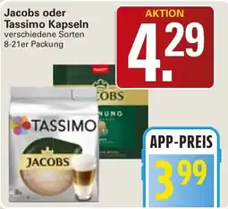 WEZ Jacobs oder Tassimo Kapseln Angebot