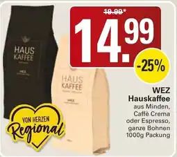 WEZ WEZ Hauskaffee Angebot