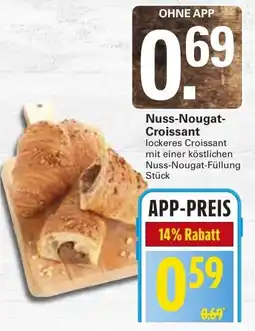 WEZ Nuss-Nougat-Croissant Angebot