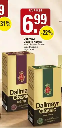WEZ Dallmayr Classic Kaffee Angebot
