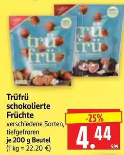 Edeka Herkules Trüfrü schokolierte Früchte Angebot