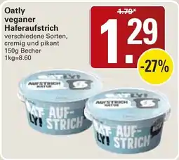 WEZ Oatly veganer Haferaufstrich Angebot