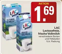 WEZ LAC Lactosefreie, frische Vollmilch Angebot