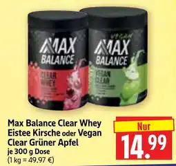 Edeka Herkules Max Balance Clear Whey Angebot