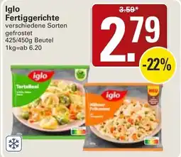 WEZ Iglo Fertiggerichte Angebot