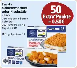 WEZ Frosta Schlemmerfilet oder Fischstäbchen Angebot