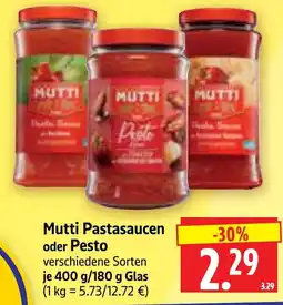 Edeka Herkules Mutti Pastasaucen oder Pesto Angebot
