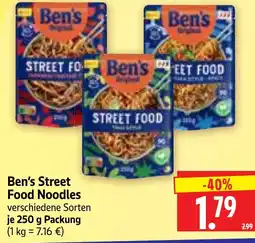 Edeka Herkules Ben's Street Food Noodles Angebot