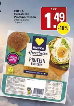 WEZ EDEKA Herzstücke Proteinbrötchen Angebot