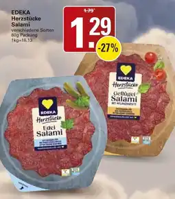WEZ EDEKA Herzstücke Salami Angebot