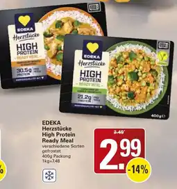 WEZ EDEKA Herzstücke High Protein Ready Meal Angebot