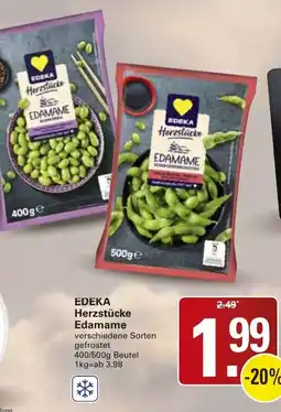WEZ EDEKA Herzstücke Edamame Angebot