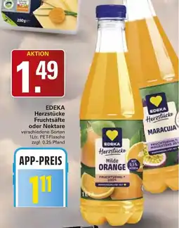 WEZ EDEKA Herzstücke Fruchtsäfte oder Nektare Angebot