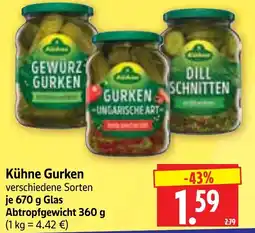 Edeka Herkules Kühne Gurken Angebot