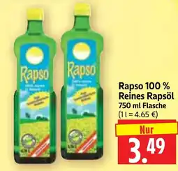 Edeka Herkules Rapso 100 % Reines Rapsöl Angebot