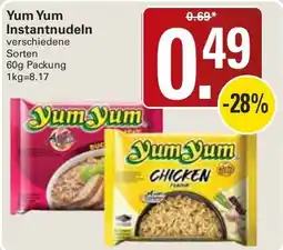 WEZ Yum Yum Instantnudeln Angebot