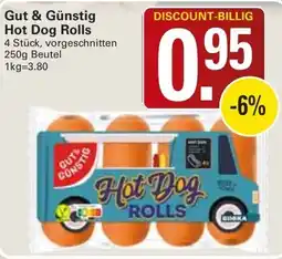 WEZ Gut & Günstig Hot Dog Rolls Angebot
