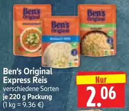 Edeka Herkules Ben's Original Express Reis Angebot