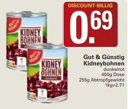 WEZ Gut & Günstig Kidneybohnen Angebot