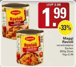 WEZ Maggi Ravioli Angebot