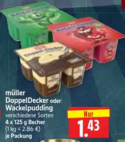 Edeka Herkules müller DoppelDecker oder Wackelpudding Angebot